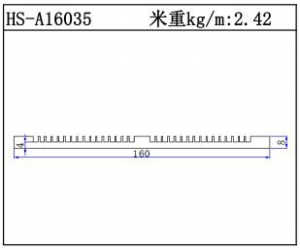 型材散熱器HS-A16035