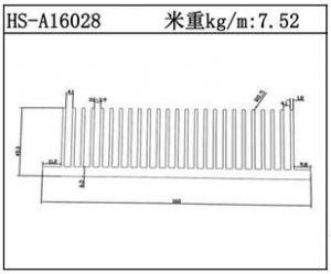 型材散熱器HS-A16028