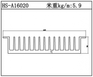 型材散熱器HS-A16020