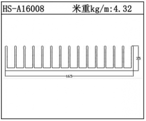型材散熱器HS-A16008