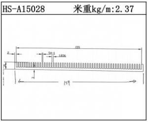 型材散熱器HS-A15028