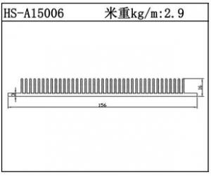 型材散熱器HS-A15006