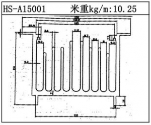 型材散熱器HS-A15001