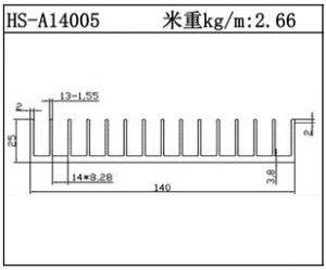 工業(yè)鋁型材HS-A14005