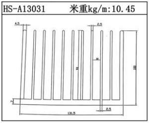 工業(yè)鋁型材HS-A13031
