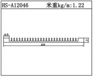 路燈散熱器HS-A12046