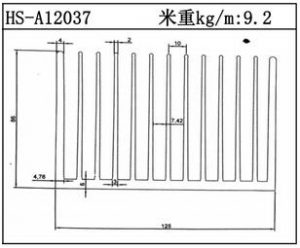 路燈散熱器HS-A12037