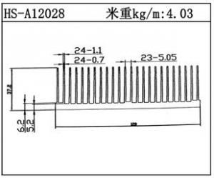 路燈散熱器HS-A12028