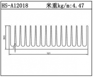 路燈散熱器HS-A12018