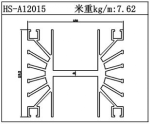 路燈散熱器HS-A12015