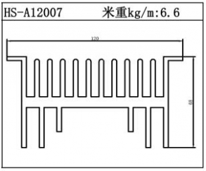 路燈散熱器HS-A12007