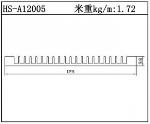 路燈散熱器HS-A12005