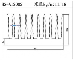 路燈散熱器HS-A12002