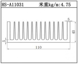 路燈散熱器HS-A11031