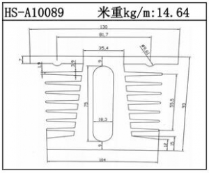 電子散熱器HS-A10089