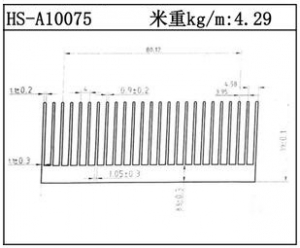 鎮(zhèn)江散熱器HS-A10075