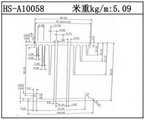 散熱器鋁型材HS-A10058