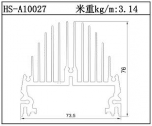 型材散熱器HS-A10027