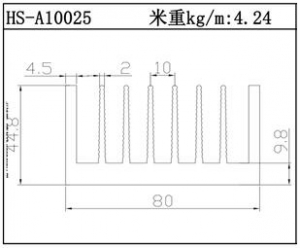 鎮(zhèn)江散熱器HS-A10025