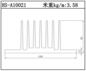 散熱器鋁型材HS-A10021