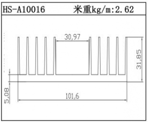 變頻散熱器HS-A10016